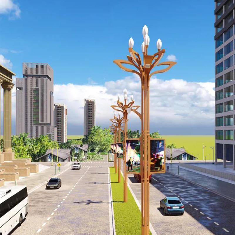 户外广场灯景观灯多功能组合灯带显示屏智慧路灯大型道路文创灯