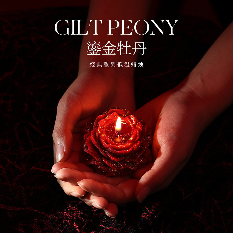 低温香薰香薰蜡烛蜡烛鎏金蜡片