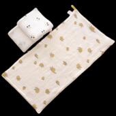 纯棉纱布小毛巾a类长方形婴儿洗脸洗澡巾宝宝超软面巾儿童口水巾