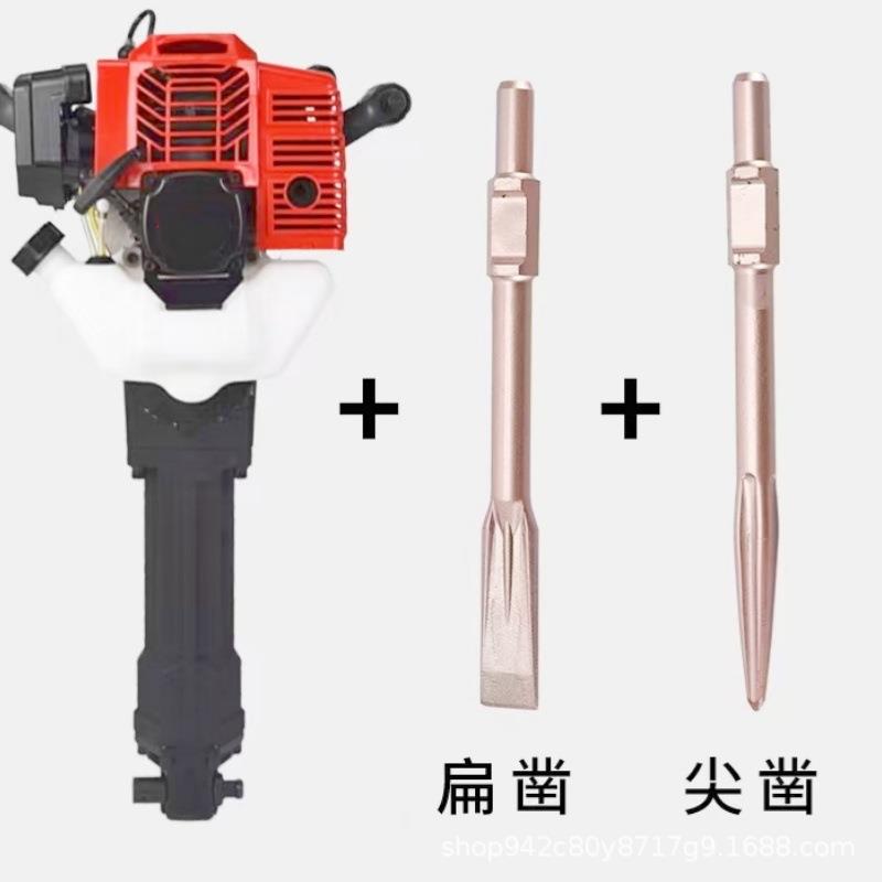 新型手提式打桩机 汽油式单人方便快捷防护植桩机 果园立柱打墩机