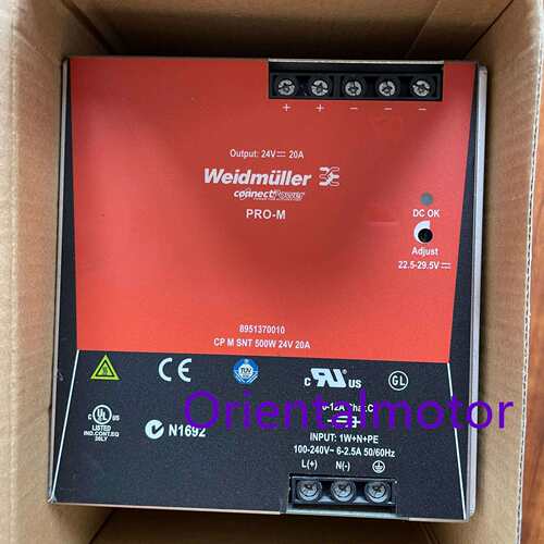 魏德米勒开关电源8951370010 CP M SNT 500W 24V 20A