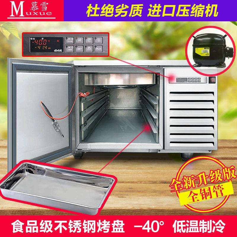 海参速冻柜饺包子面团急冻柜超低温冷冻柜负40℃急冻深冷柜冰柜