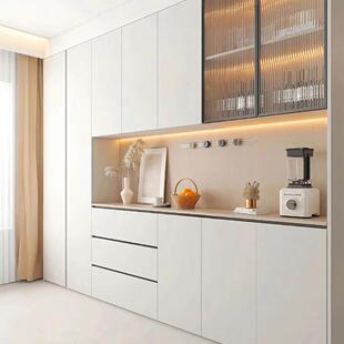 合肥工厂衣柜全屋定制PET门板餐柜整体衣帽间板式家俱鞋柜定制