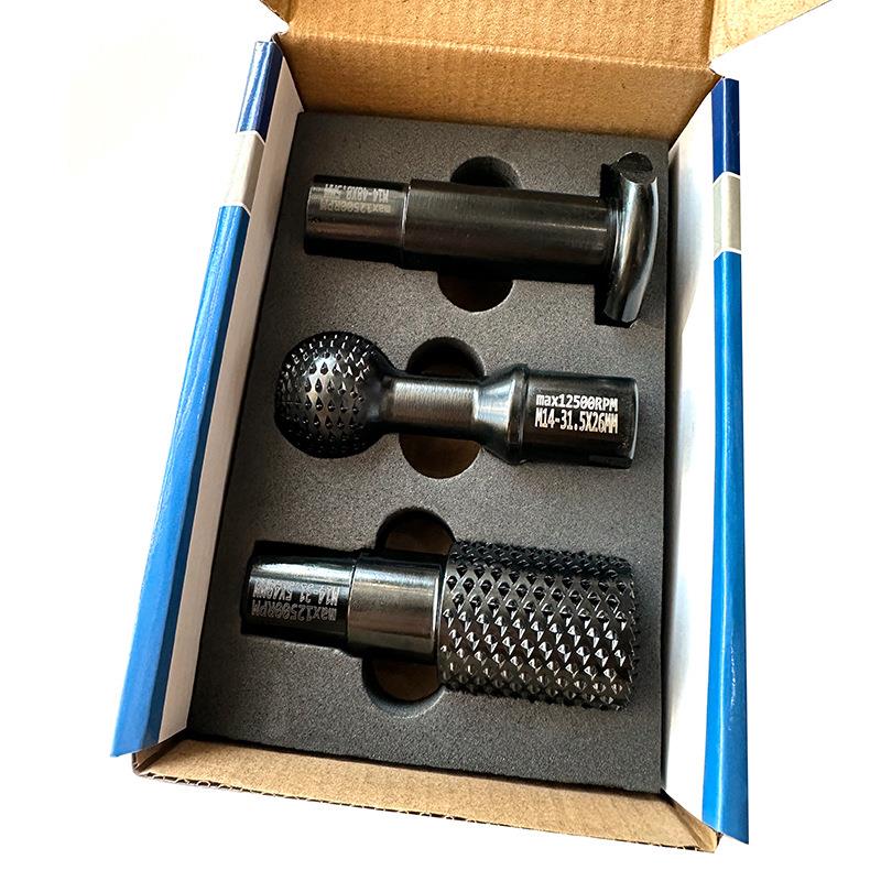 木工打开磨开板孔开角槽三XBE件套磨机磨头木开槽打磨开孔槽三件