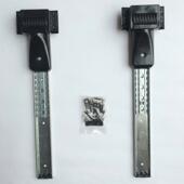 橱柜门藏上外滑轨液冲压缓内推移柜门阻尼滚珠导轨吊柜翻YFH 336A