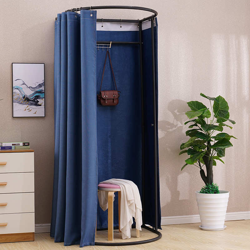 服装店商场试衣间户外简易移动换衣间临时可拆卸展示架更衣室门帘