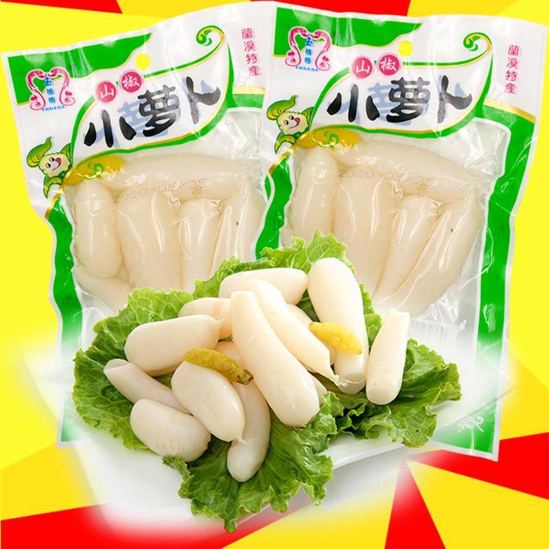 兰溪特产玉格格山椒萝卜130g泡椒小萝卜酸辣开胃腌制泡菜即食零食