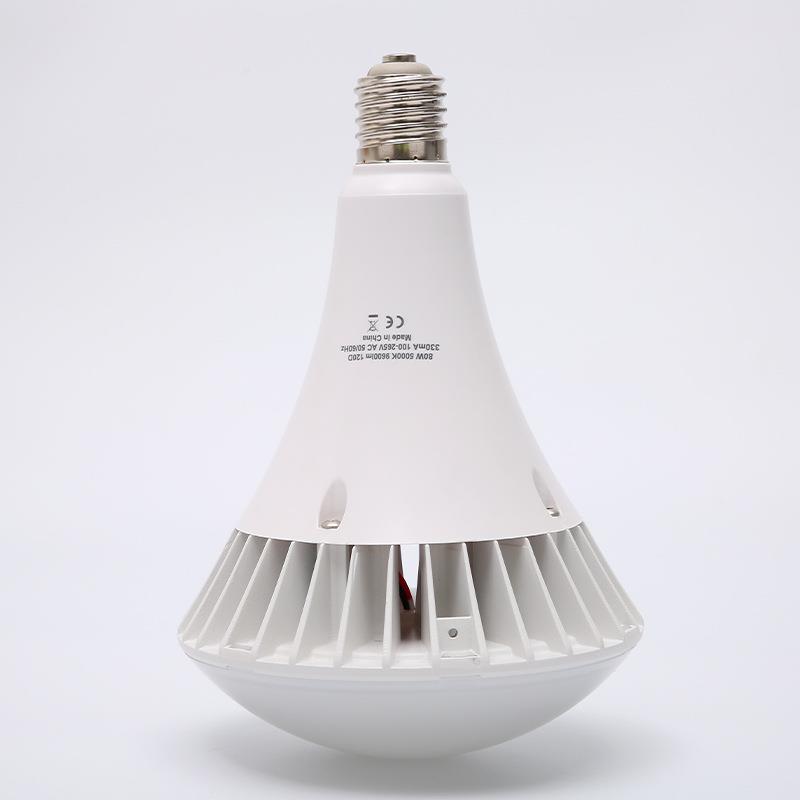大功率灯e27螺口led节能家用工地厂房车间照明灯泡120W灯杯可调光