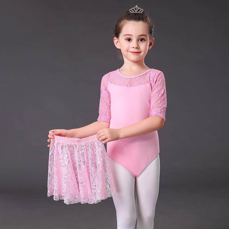 新款纯儿童舞蹈功服练服体女童芭棉蕾分拉丁幼儿考级中国舞六一演