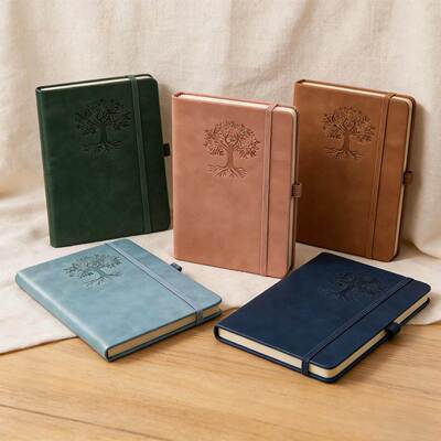 Noteory Vintage Hardcover Notebook, perfect for laying flat