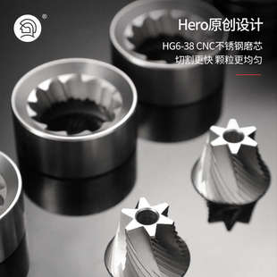 HeroZ3手摇磨豆机咖啡豆研磨机不锈钢磨芯磨豆器手磨咖啡机 新品