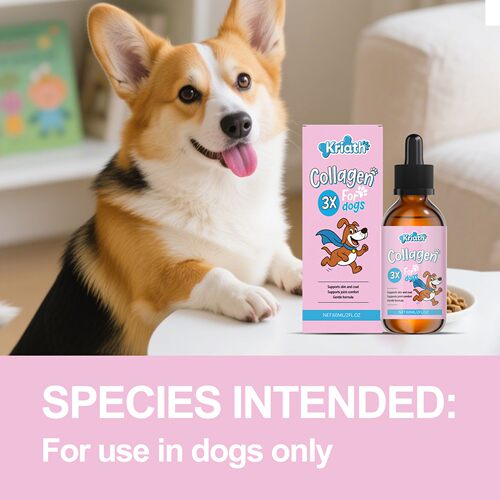 Kriath Dog Collagen Drops - Gentle Formula for Hair and Skin