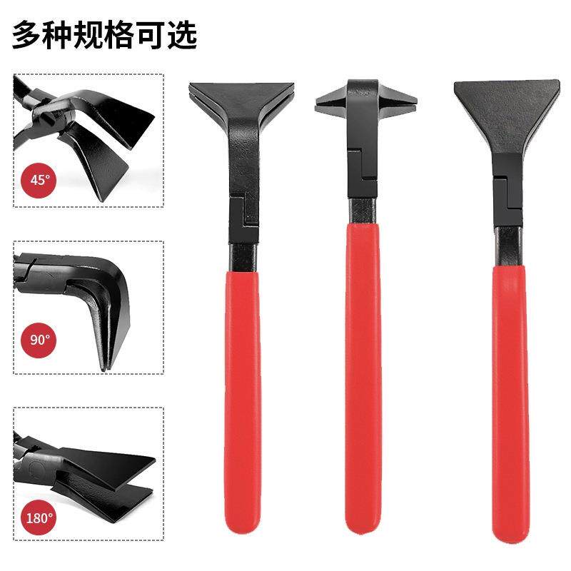 金属铁皮折边钳钣金钳套装耐用锻造锻压防滑手柄钳子平口钳跨境品