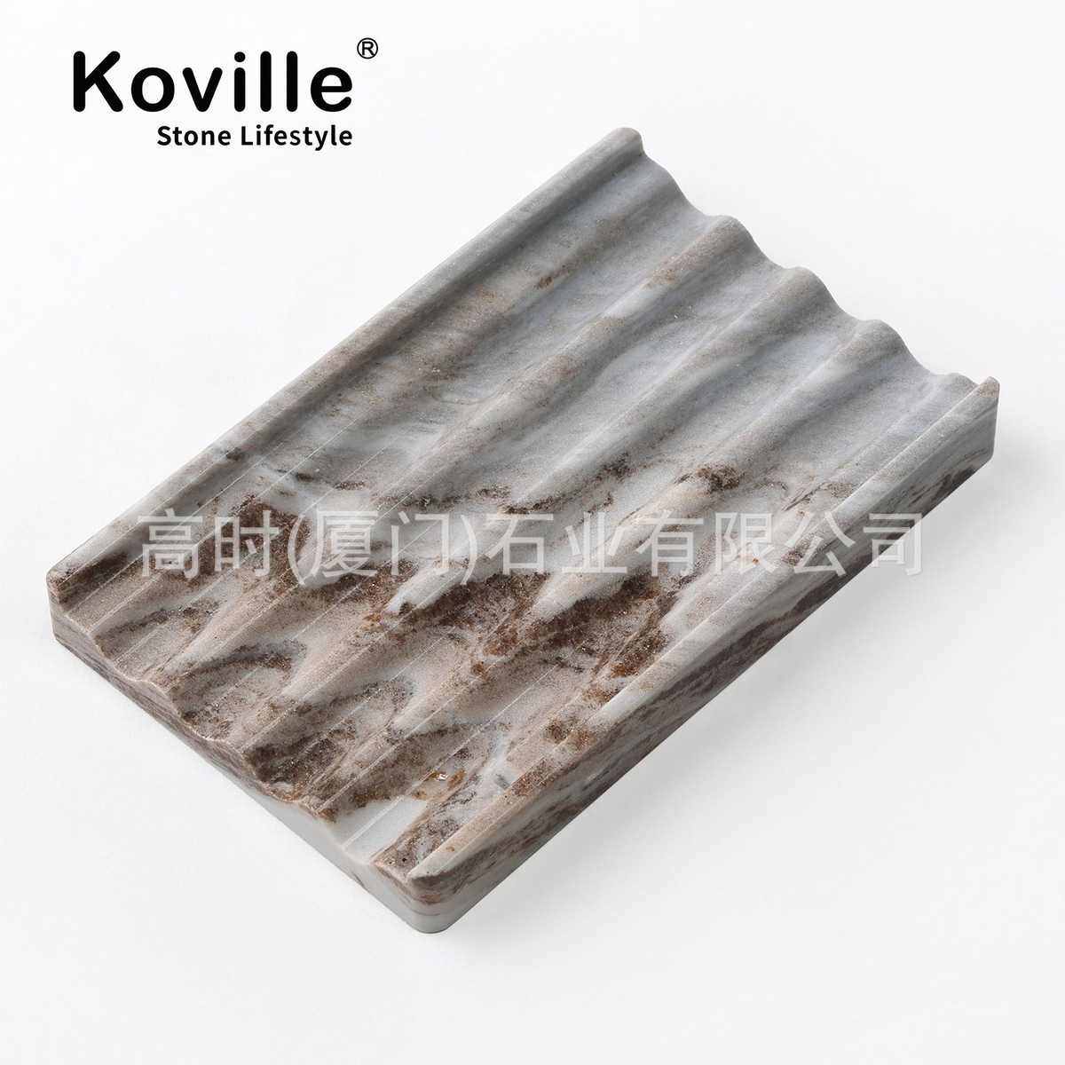 大理石香皂盒肥皂轻奢沥水2024新款高级高端酒店家用卫生间送礼