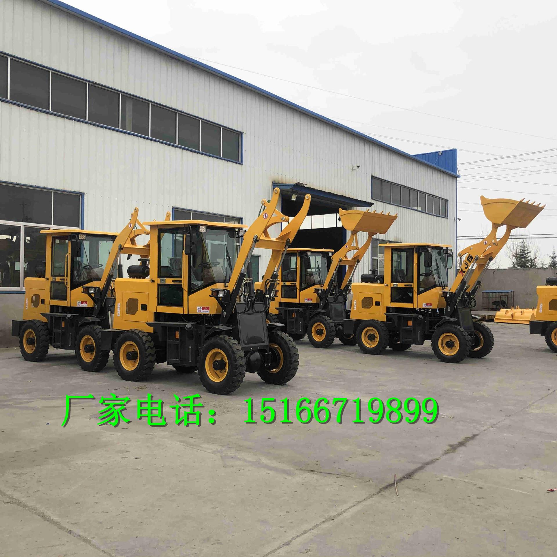 四驱多功能小型装载机建筑工程柴油铲车养殖场装卸机动力强劲