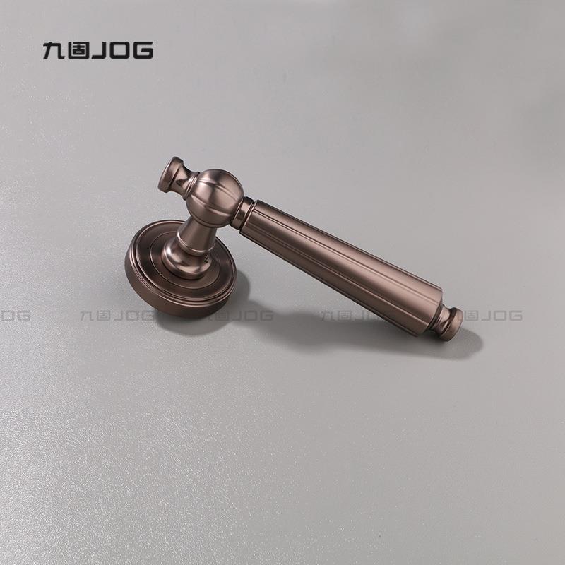 美DBV式锌卧合金室静音锁门锁室木门把手磁吸房门分体内静音升级