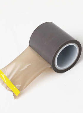 灰色铁氟龙膜胶带包装热封切PTFE灰色膜防粘耐高温铁氟龙胶带