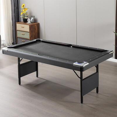 家用室内成人2.1米7尺折叠台球桌 免安装桌球台撞球台pool table