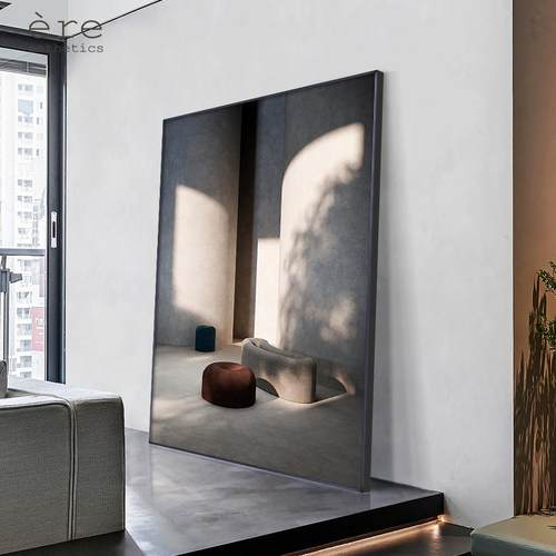 现代简道风进挂门玄关932装极饰画过走廊客厅静物画酒店公寓空间