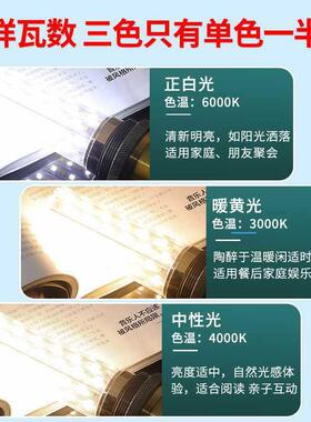 ?灯泡7TAJ螺口ed节能灯超亮大小螺纹e2旋e14三色变光l玉米吊灯电