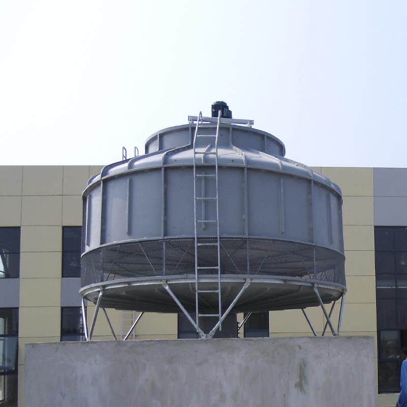 圆形玻璃钢高温冷却塔低噪音室外包安装凉水塔整塔发货