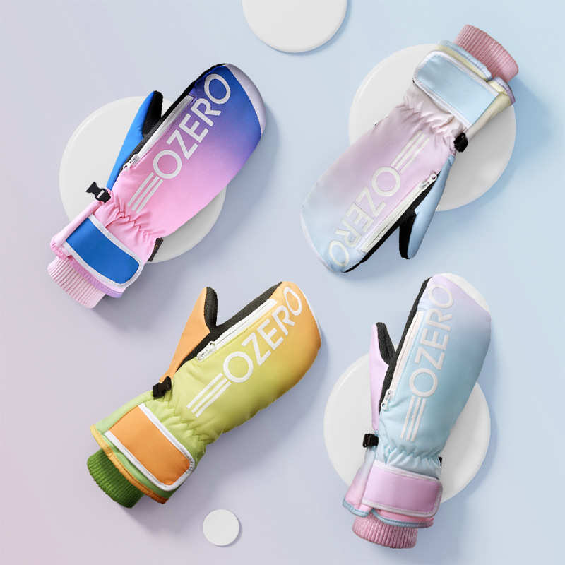 凯夫拉运动手套单板刻滑凯夫拉滑雪手套并指防水耐磨滑雪手套闷子