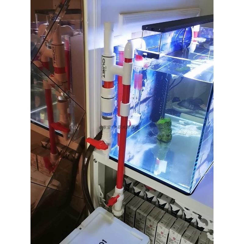 不打孔改底滤鱼马桶虹吸静音大流量龟缸鱼缸过滤箱增氧过滤器