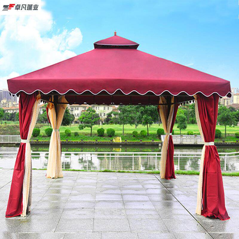 户外凉亭汽车遮阳罗马篷婚庆庭院活动四角帐篷公园农家乐四柱亭子