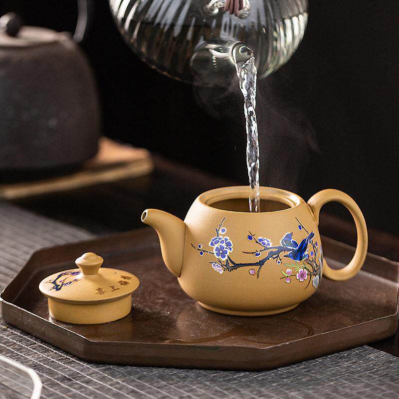 原矿泥紫砂壶西石壶纯手工茶壶功夫茶套装凤鸣壶茶壶单壶