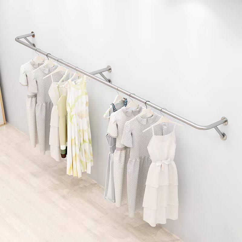 服装展示架侧挂上墙挂衣架女装店衣架童装货架正挂简约服装架定制