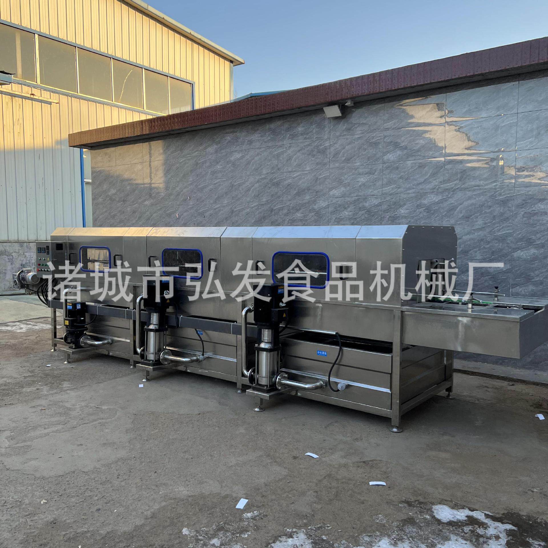 塑果料箱生鲜蔬筐洗筐机 隧道式洗筐机 周转除除尘清洗油250烘干