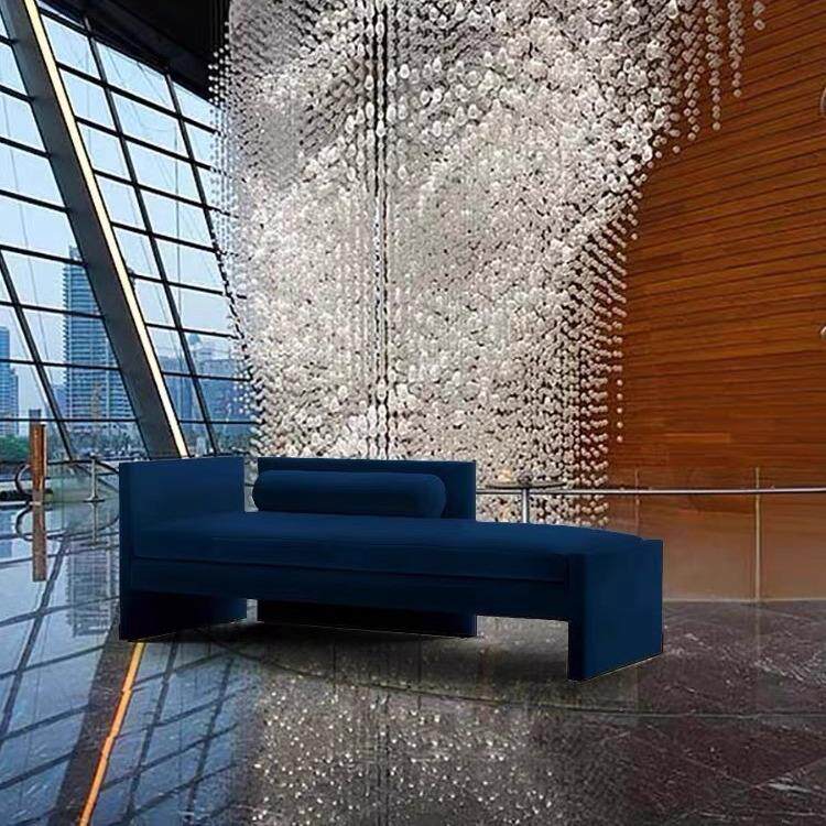 现代简约贵妃沙发酒店民宿休闲懒人躺椅客厅卧室贵妃榻创意床尾凳