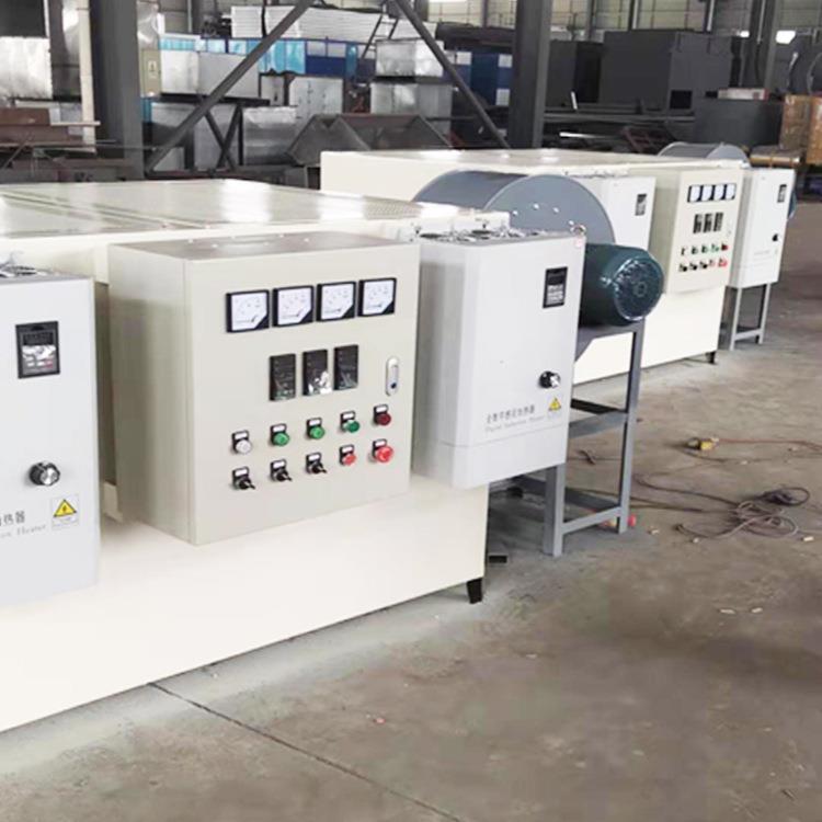 热度科技厂家直销120kw电磁管道加热器电磁热风管道加热