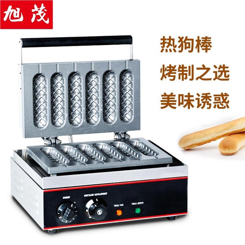 旭茂烤香BS-58A肠火机六格腿香酥机法式狗玛棒烤炉台热湾芬设备直