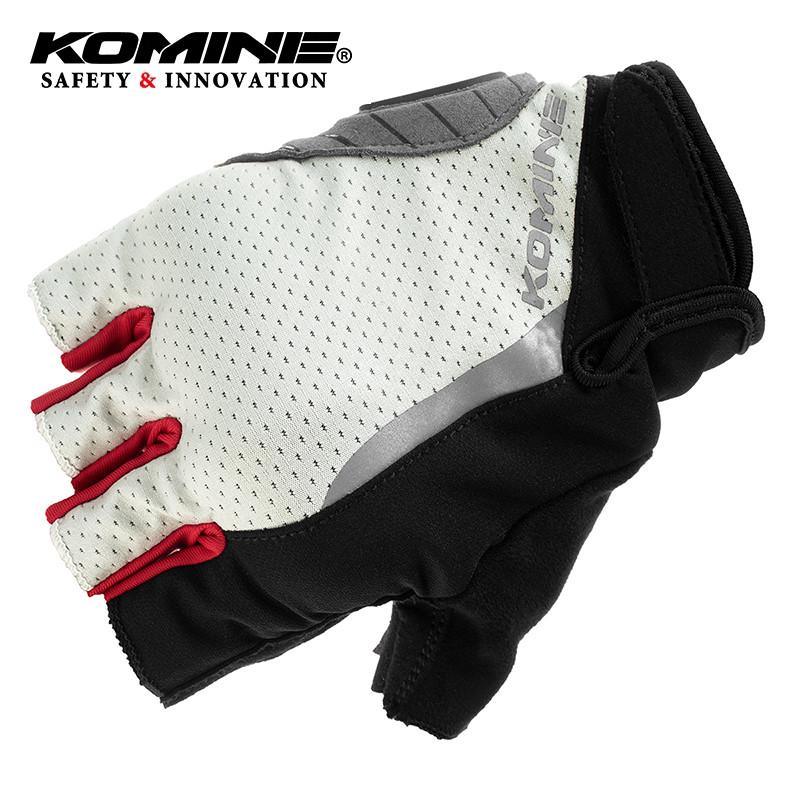 KOMINE春夏防护摩托车骑士手套半指耐磨防摔机车骑行男女GK-2593