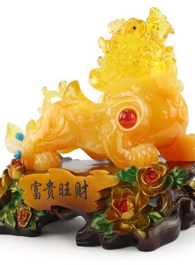 貔貅摆件一对办公室开张酒店装饰品新店铺开业工艺礼品
