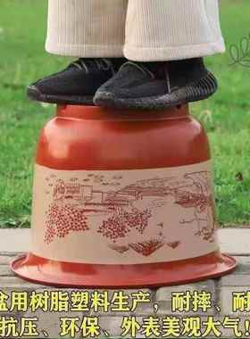 D32249d花盆仿陶瓷树塑料果树盆萝果特大号盆栽绿植树绿月脂季牡