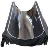 亚克力板材工程机罩折弯有机玻璃热弯成型亚克力异型烤弯加工