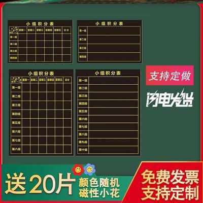 班主任管理神器小学班级科目课表小组积分表评比栏墙贴黑板磁性贴