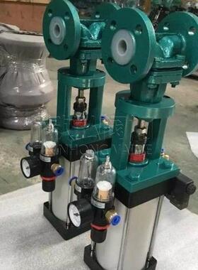 G641F4气动衬氟隔 膜阀 法兰 不锈钢 弘286卫生级316L 欣阀6门