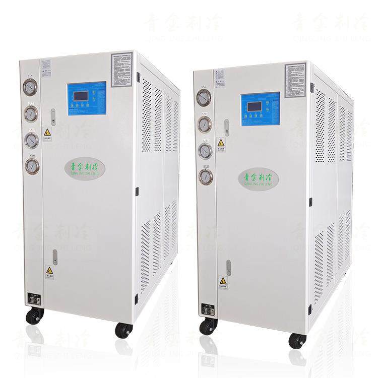 QX-10W水冷式模具冰水机商用空调风柜冷水机工厂设备冷却冻水机
