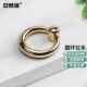 安赛瑞拉手单孔圆形吊环拉环抽屉柜门隐形门拉手亮金色2个5D01016