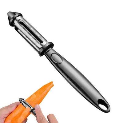 Veggie Peelers For Kitchen 3 In 1 Stainless Steel Rotary