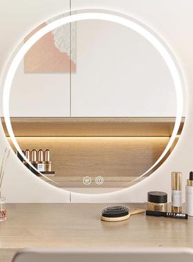 智能浴室镜梳21845妆台镜子化月妆镜卧梳妆壁挂触摸屏l室e镜d灯牙