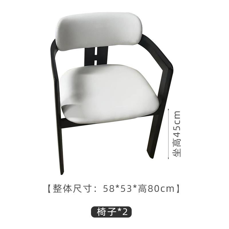 正品hoemecoic北欧简约餐椅家用轻闲奢实木靠背椅咖啡椅中h古休椅