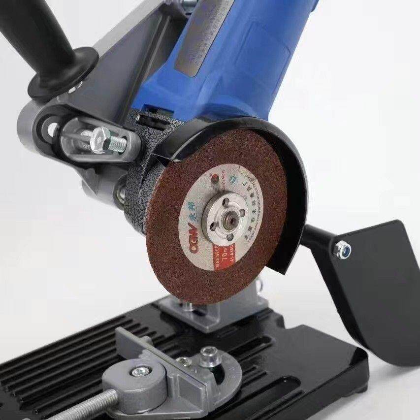 角磨机支架万用多功支能定坚固磨角420磨机改装台锯切割手机架固