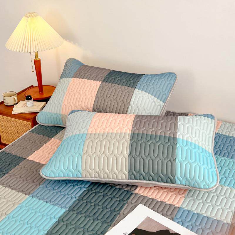 A类冰感凉乳胶凉席套8件季冰感丝席a类母婴级床席1.双人夏冰丝软