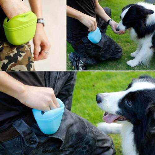 Pet Portable Dog Training Waist Bag Treat Snack Bait Dogs Ob