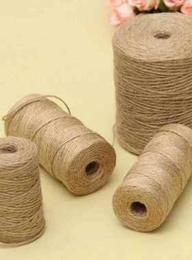 30/50/100Meters Natural Vintage Jute Rope Cord String Twine