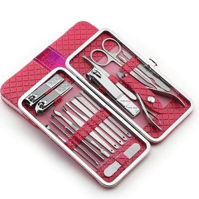 18Pcs Cutter Trimmer Ear Pick Manicure Pedicure Toe Nail